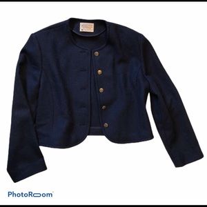 Vintage Pendleton blazer navy blue size 10
